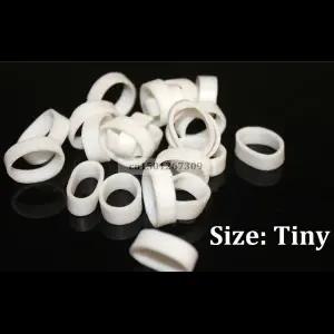 포장 포장용 탄성 소형 고무 밴드 소형 흰색 고무 100 200500-수량 선택
