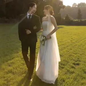 셀프 웨딩 드레스 제주 야외 스냅 촬영 브라이덜샤워 원피스