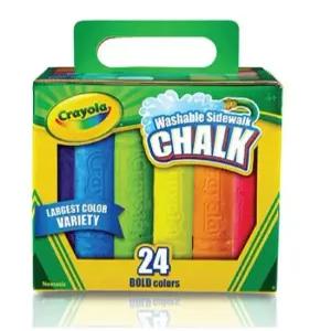 크레욜라 워셔블 분필 야외용24색