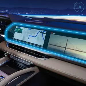 그랑 콜레오스 호환 네비게이션 계기판 송풍구 디스플레이 필름 액정 보호 기스방지 용품