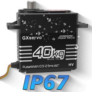 GXservo 40KG PWM 서보 고전압 메탈 기어 디지털 1/8 1/10 스케일 RC 자동차 모터 GX3240MG