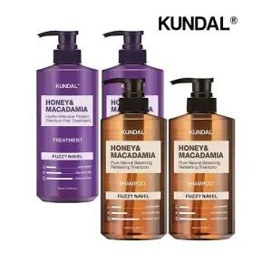 쿤달 네이처 샴푸 퍼지네이블 500ml x2개+트리트먼트 퍼지네이블 500ml x2개