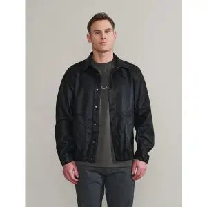 [빠니깔레][본사직영] 버튼업 피유 레더 점퍼 M-RPJP03