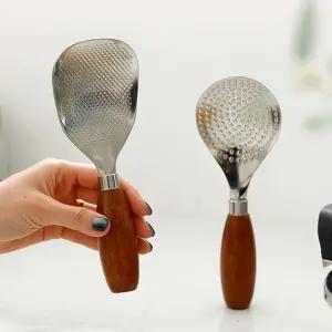 우드 손잡이 스텐 304 주걱 서빙 스푼 주방용품 f