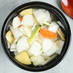 맑은물 시원한 백 무나박김치 10kg 나박물김치 업소용