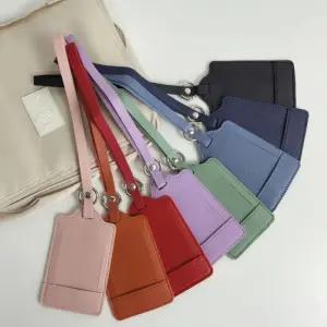 [라일리] Rly 여행용 가죽 캐리어 네임택 개인 정보 보호 가방