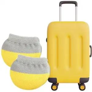 [라일리] Rly 캐리어 보호커버 이동식 바퀴덮개 미끄럼방지 4P