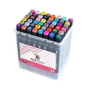 미술 화방용품 드로잉 디자인 마카 바오밥 트윈마카 48색 PP케이스