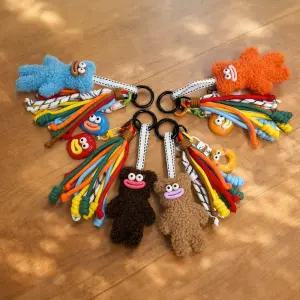 하즈블루 Hazblue 귀여운 곰돌이 가방키링인형 키홀더 로프 열쇠고리 차키 참장식 백꾸 4Color