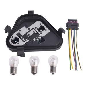 겟파웨이 드라이버 왼쪽 테일 라이트 전구 소켓 패널 및 플러그 커넥터 & 3개의 63217313043 BMW 3시리즈 320i 328i 335i 328d 2012 2014년식 리어 램프 수리 보드 키트와 호환됨