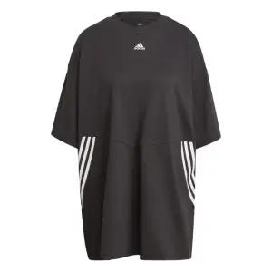 아디다스 오버사이즈 반팔티셔츠 블랙 H47488