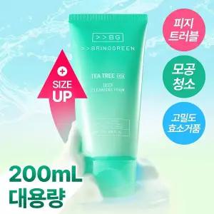 브링그린 티트리 시카 딥클렌징폼 대용량 200ml