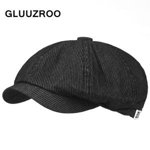 베레모 배레모 베레 영국 스타일 남자 남성 뉴스보이 캡 봄/가을용 레트로 복고풍 엔틱풍 면/린넨 리넨 소