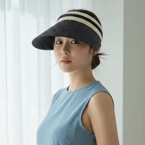 루타미 라인 스트로 라탄 썬캡