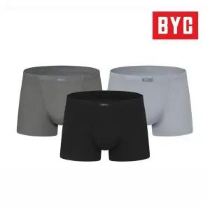 BYC 남성 60수 면스판 3매입 드로즈팬티 인밴드 MNI5003