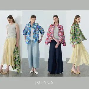 [조이너스] 26SS 플라워 셔츠재킷+니트탑 세트