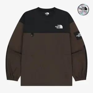 [노스페이스] [노스페이스 공식] NM5MR57L 화이트라벨 알바니 EX 크루넥 DARK BROWN