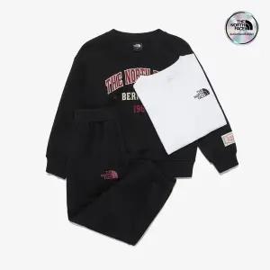 [노스페이스] [노스페이스키즈 공식] NM5MR57T 키즈 고 투 3PCS 세트 BLACK