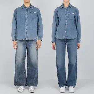 [게스] 남녀공용 베이직 데님 셔츠 MP6D6262