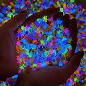 데코덴 파츠 재료 아크릴 DIY 거북이 글리터 물고기