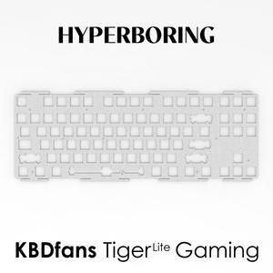 Kfans Tiger Lite 게이밍 키보드는 PP PC 알루미늄 CF 플레이트PCB 스탭 및 플레이트 마운트 스탭용를 사용