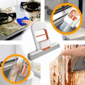 미니 물걸레 행주 리필 패드 1개 포함 원터치 물기제거 주방 싱크대 청소도구 15x13x3cm