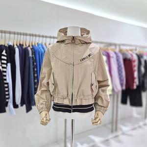 [AK플라자] [르니앤맥코이] 시보리 스트링 후드 크롭 점퍼 색상 택1 MN05JP001