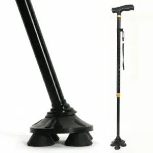 초경량 360도 회전 관절 네발 노인 고급형 어르신 4발 지팡이