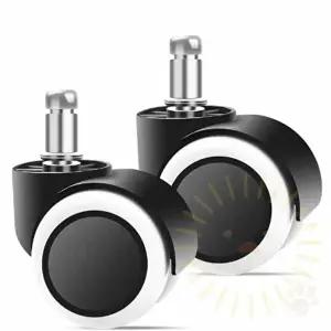 [셀러허브 1]우레탄 의자바퀴 부속교체 의자바퀴교체 사무용의자바퀴 (40683403)