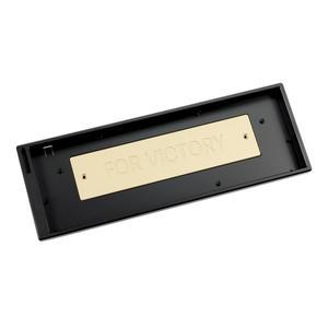 YMDK 60% V1 알루미늄 합금 케이스 양극 처리된 전기영동법 Wooting 60V2 키보드와 호환 가능 HM66 GH60