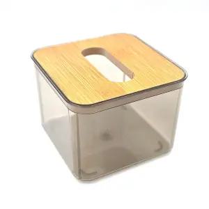 티슈케이스 투명정리함 냅킨보관함