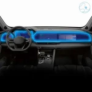 필랑트 호환 내비게이션 계기판 송풍구 액정 보호 필름 지문 방지 기스 방지 필름