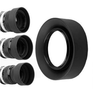 디지털 필름 카메라 3방향 고무 49MM 접이식 52MM 58MM 후드 55MM 62MM 77MM 72MM 67MM