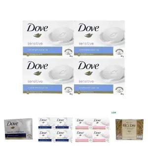 도브 센서티브 뷰티바 세수비누 클렌징바 90g 4개입/세면/비누/미용/항균/샤워/숙성/손/세숫/마사지/스파