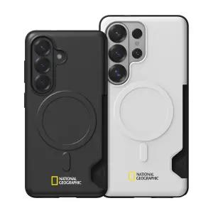 내셔널지오그래픽 갤럭시S26 시리즈 마그네틱 카드 포켓 범퍼 케이스