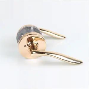 DS 갤럭시 버튼형 골드 방문손잡이