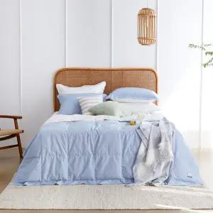 [롯데백화점]소프라움 라이트셀 헝가리산 구스 차렵이불 S (블루/화이트) 여름