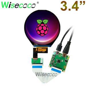 3.4인치 800x800 원형 디스플레이 IPS TFT LCD 모듈 스크린 라즈베리 파이 패널