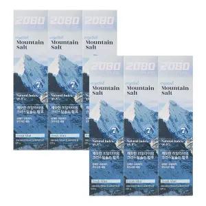 2080 퓨어마운틴 히말라야솔트 치약 크리스탈 6개