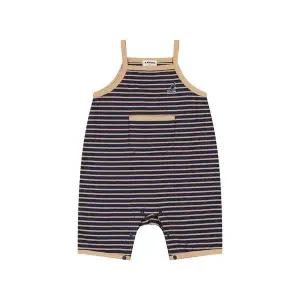 [캉골키즈](대전신세계)[베이비] 스트라이프 슬리브리스 롬퍼 SB 0A02 네이비 (BSBCBS0A020NV)