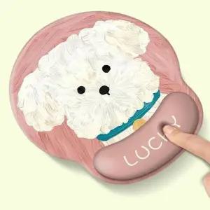 귀여운 강아지 마우스 쿠션패드