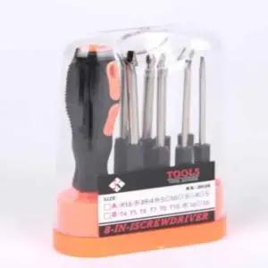 ( )드라이버세트 휴대용드라이버 소형드라이버 수공구세트 미니드라이버 세트 8종