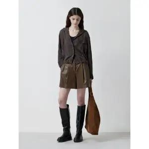 [ZOOC](신세계 사우스시티)체크 후드 블라우스 Z253MSC025