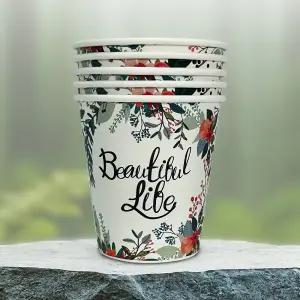 6.5온스 예쁜종이컵 2000개 항균코팅 적용