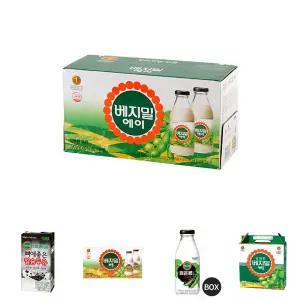 담백한 베지밀A(병) 190ml-10본/두유/식물성/단백질/초등학생/어린이/건강/음료/선물용/멸균/아침/대용