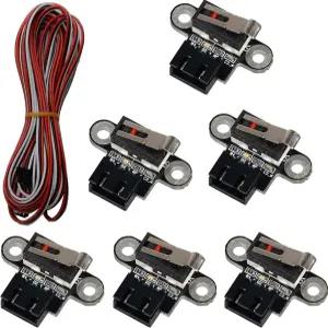 RREIFENG 6개 3D 프린터 스위치 기계식 한계 모듈 마이크로 엔드스탑 1m 3핀 케이블 포함 부품 램프 1.4