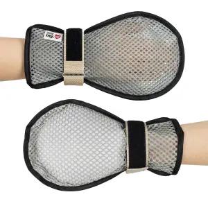 마이웰 국산 고급 바이오칩 그레이 억지장갑 손싸게 손목억제대 실버용품 치매장갑 MY-708