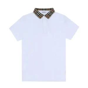 [버버리] 8105571 A1464 체크 폴로 남아 아동 반팔티 (성인착용가능)