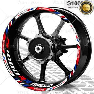 S1000RR S RR용 반사 오토바이 휠 스티커 Motorrad 림 데칼