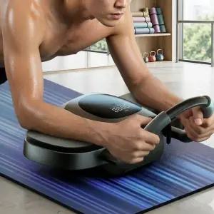 AB슬라이드 코어운동 전신운동 홈트기구 복근롤아웃 저소음 실내운동 블랙